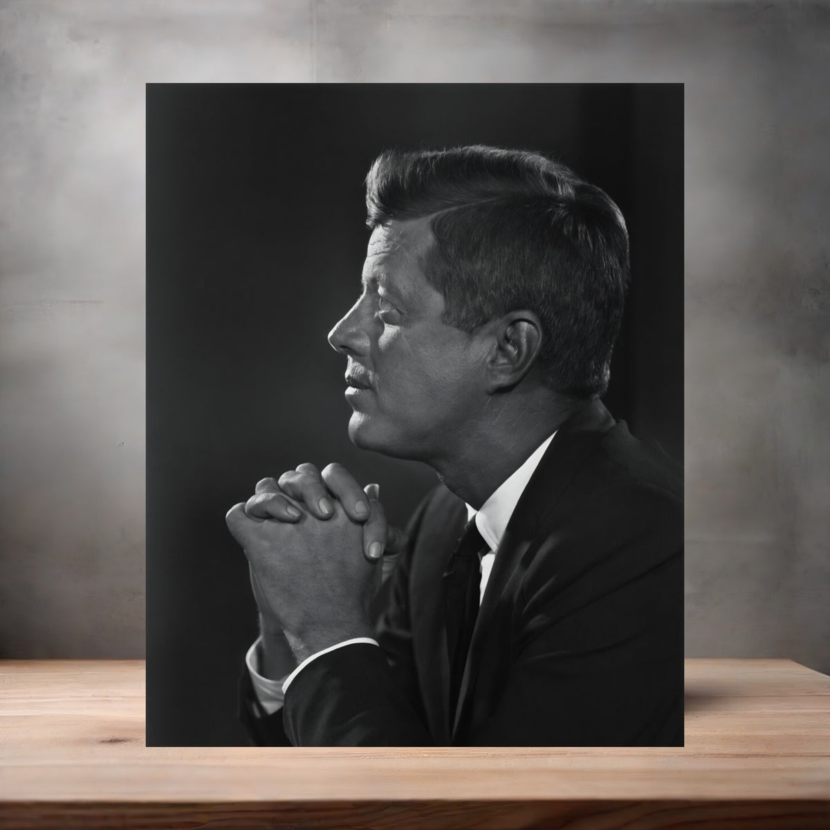 Yousuf Karsh 8.5" x 11" art print set of 2, glossy and matte. U.S. President John F. Kennedy