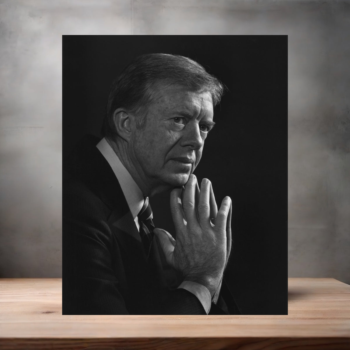 Yousuf Karsh 8.5" x 11" art print set of 2, glossy and matte. U.S. President Jimmy Carter