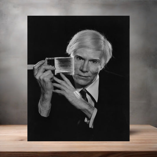 Yousuf Karsh 8.5" x 11" art print set of 2, glossy and matte. Andy Warhol