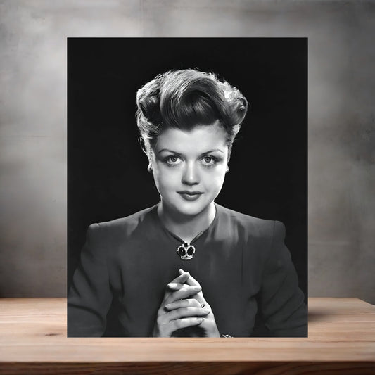 Yousuf Karsh 8.5" x 11" art print set of 2, glossy and matte. Angela Lansbury