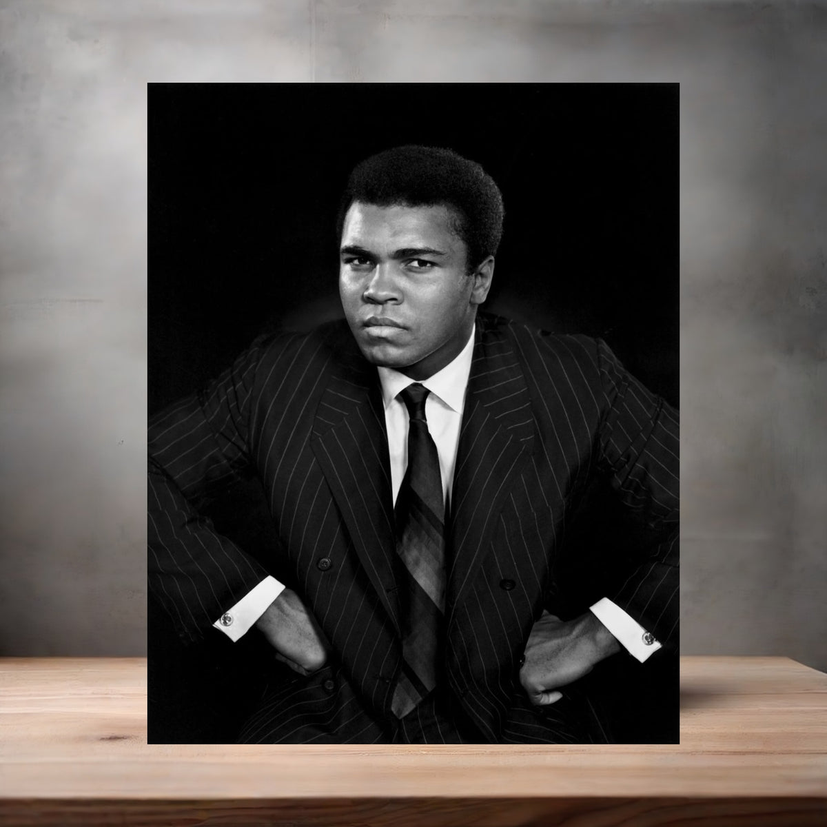Yousuf Karsh 8.5" x 11" art print set of 2, glossy and matte. Muhammad Ali