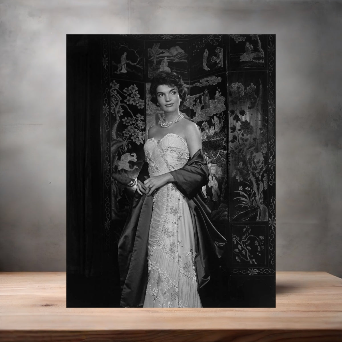 Yousuf Karsh 8.5" x 11" art print set of 2, glossy and matte. Jacqueline Kennedy