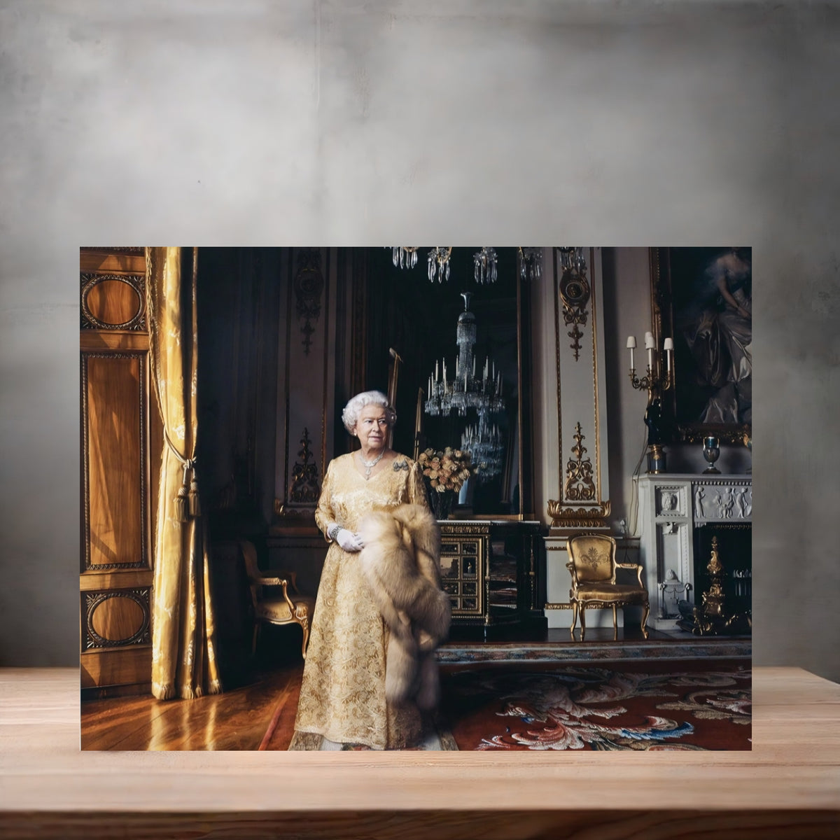 Annie Leibovitz 8.5" x 11" art print set of 2, glossy and matte. Queen Elizabeth II