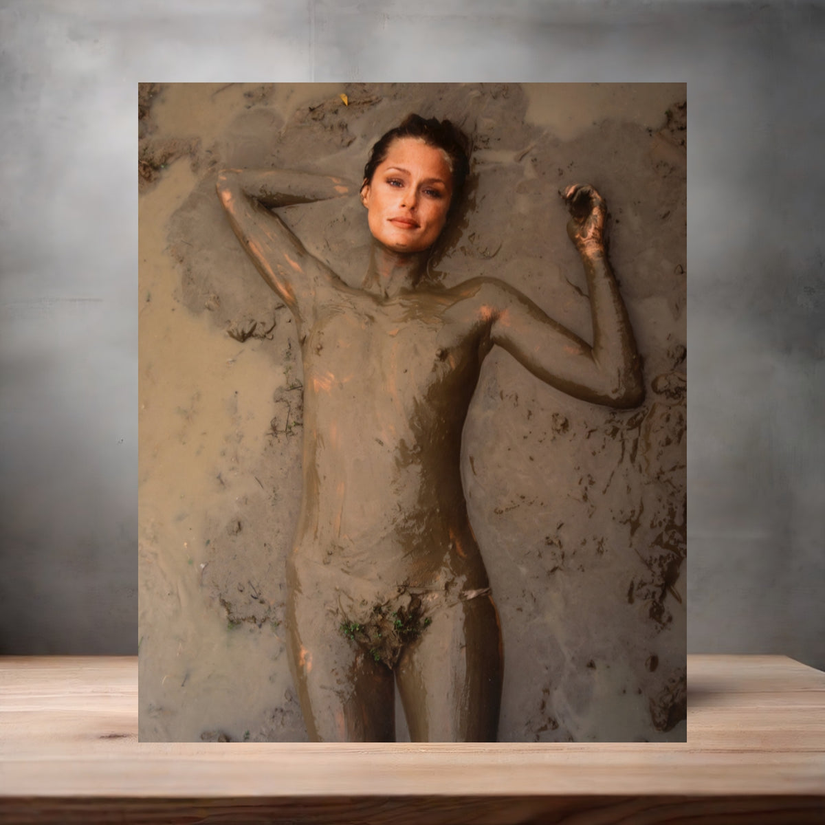 Annie Leibovitz 8.5" x 11" art print set of 2, glossy and matte. Lauren Hutton, Oxford, Mississippi