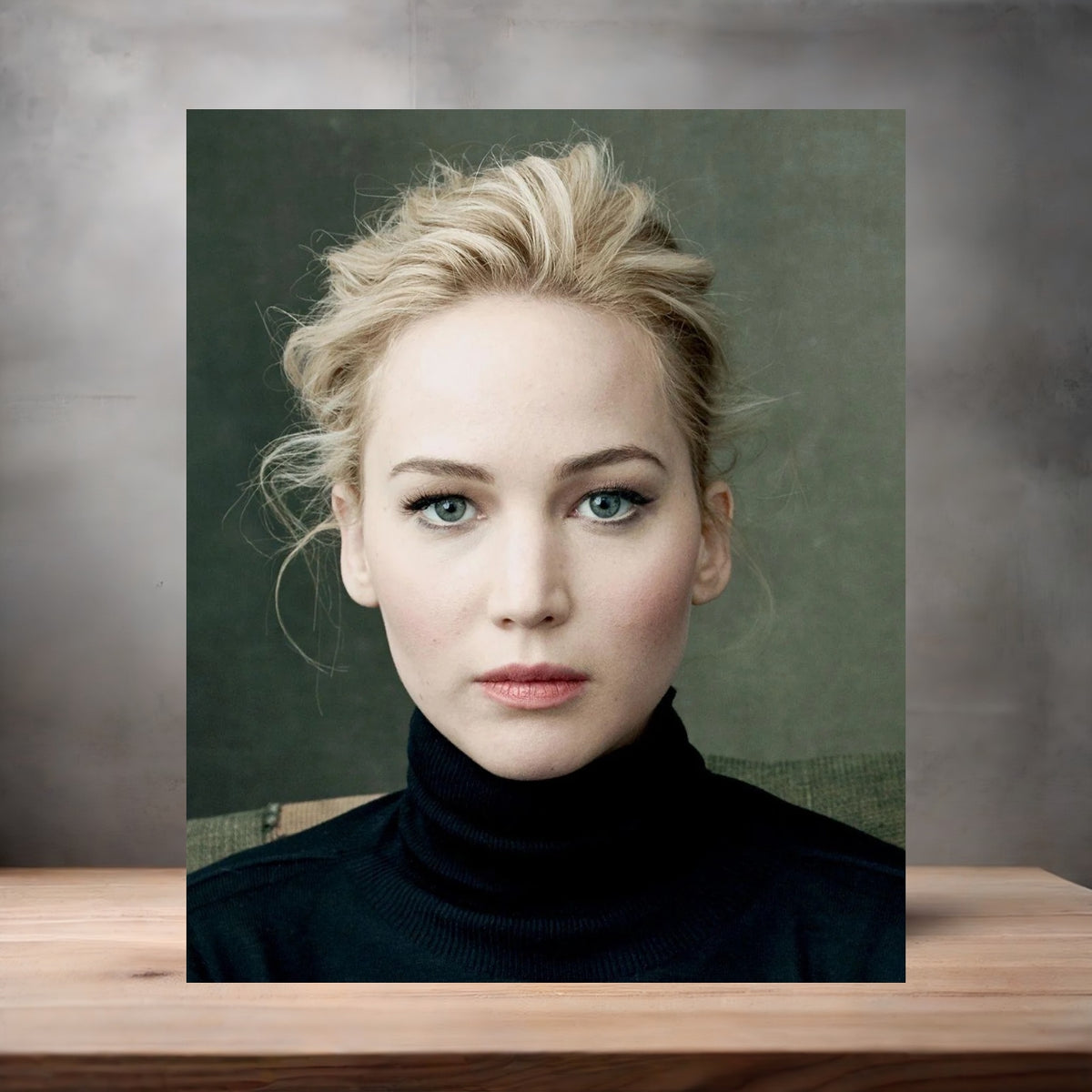 Annie Leibovitz 8.5" x 11" art print set of 2, glossy and matte. Jennifer Lawrence