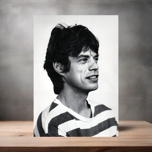 Annie Leibovitz 8.5" x 11" art print set of 2, glossy and matte. Rolling Stones Mick Jagger