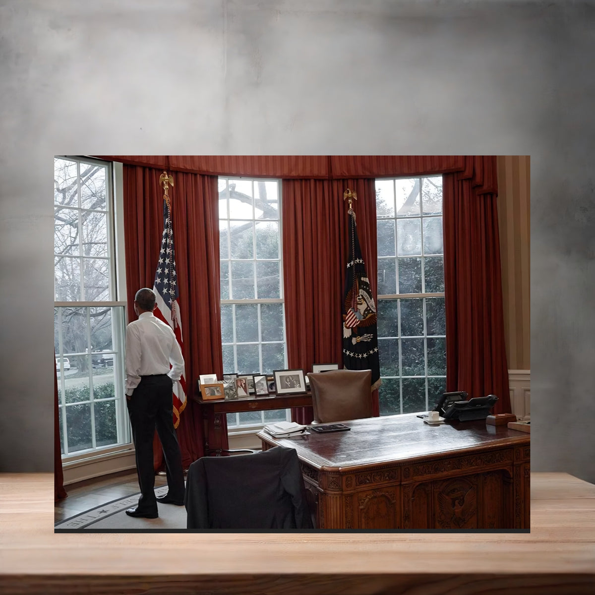 Annie Leibovitz 8.5" x 11" art print set of 2, glossy and matte. Barack Obama