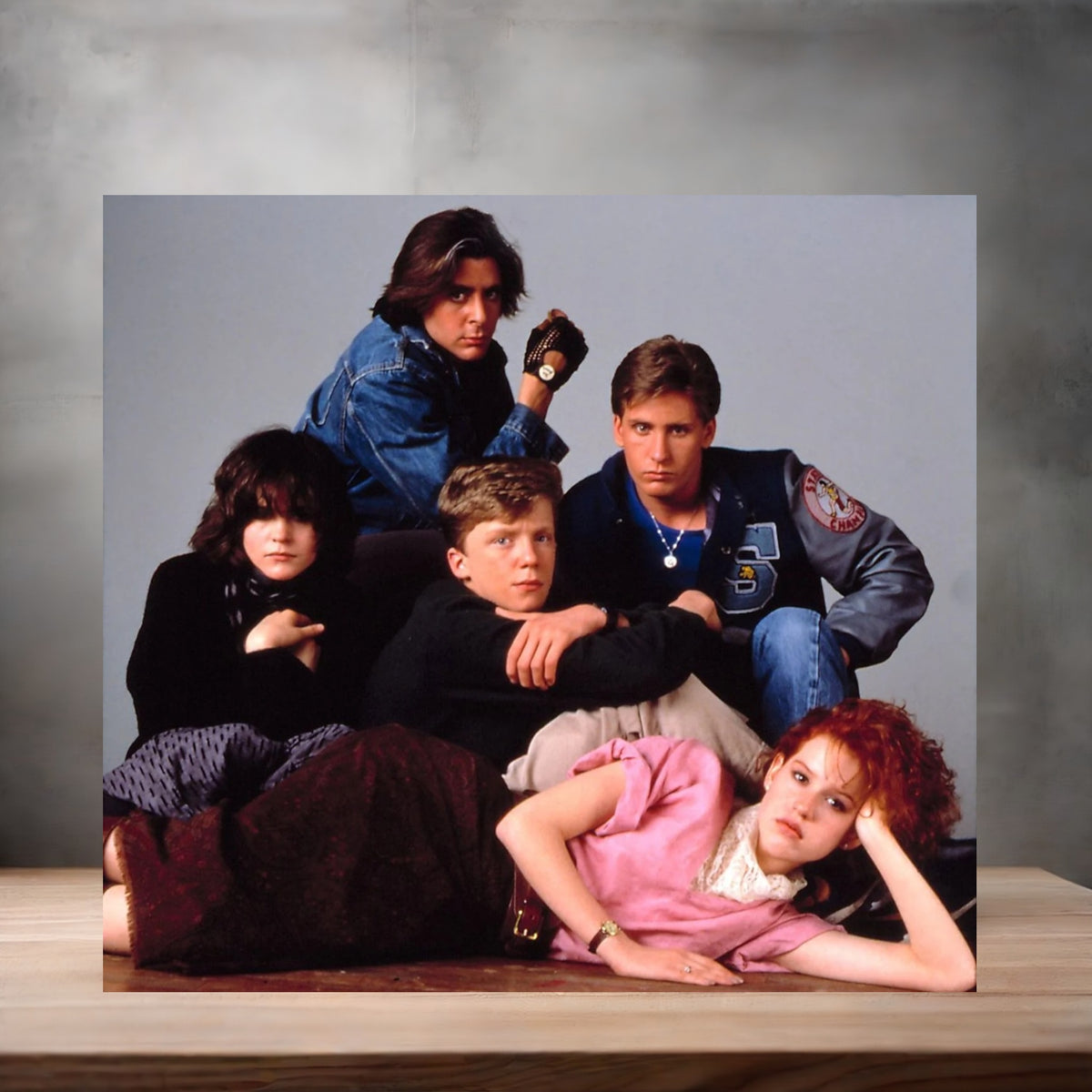 Annie Leibovitz 8.5" x 11" art print set of 2, glossy and matte. Breakfast Club cast