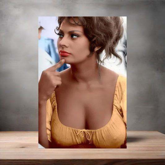 Sophia Loren poster with multiple size and finish options. D1