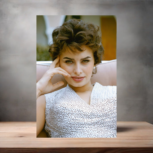 Sophia Loren poster with multiple size and finish options. C4
