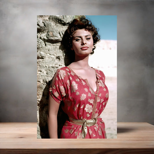 Sophia Loren poster with multiple size and finish options. C6