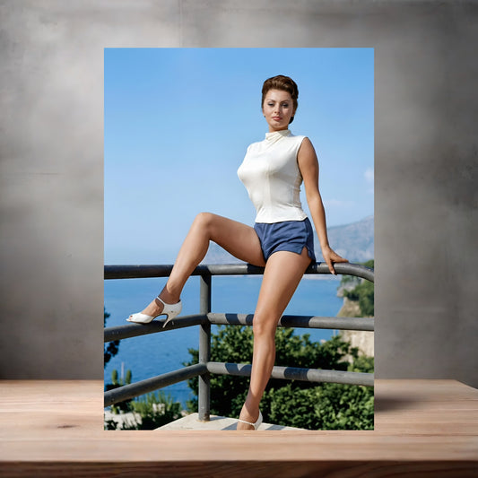 Sophia Loren poster with multiple size and finish options. C3