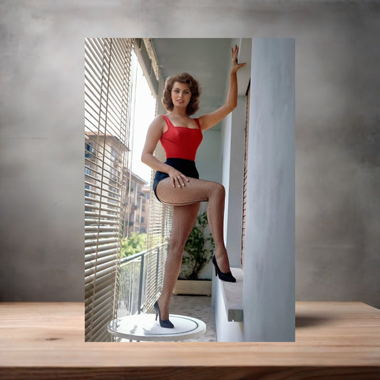 Sophia Loren poster with multiple size and finish options. C8
