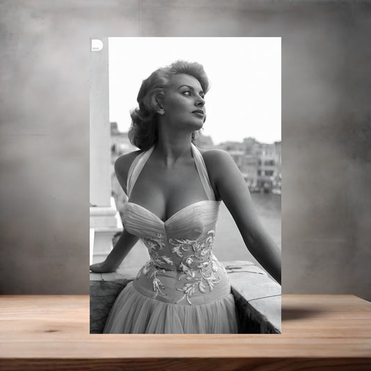 Sophia Loren poster with multiple size and finish options. B9