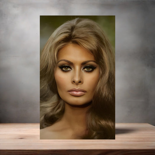 Sophia Loren poster with multiple size and finish options. A2