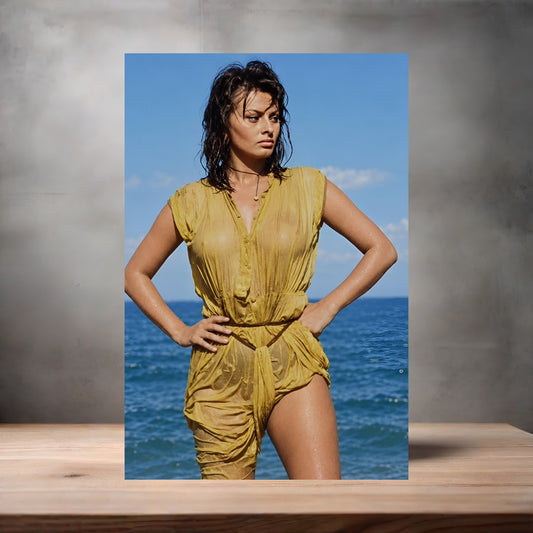 Sophia Loren poster with multiple size and finish options. A8