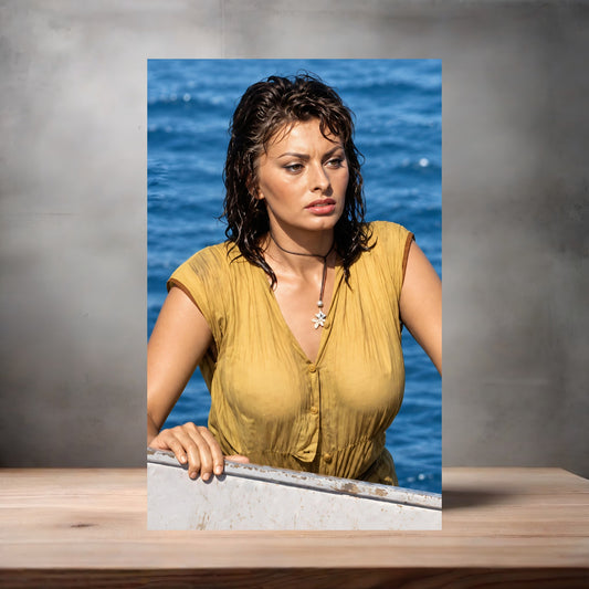 Sophia Loren poster with multiple size and finish options. B8