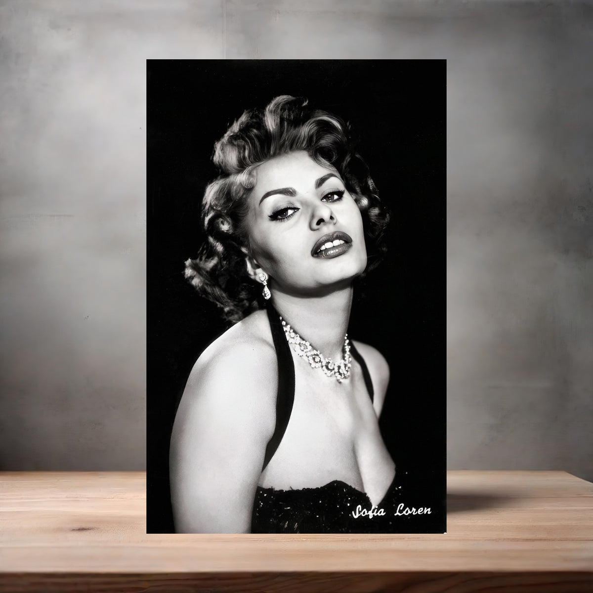 Sophia Loren poster with multiple size and finish options. A1