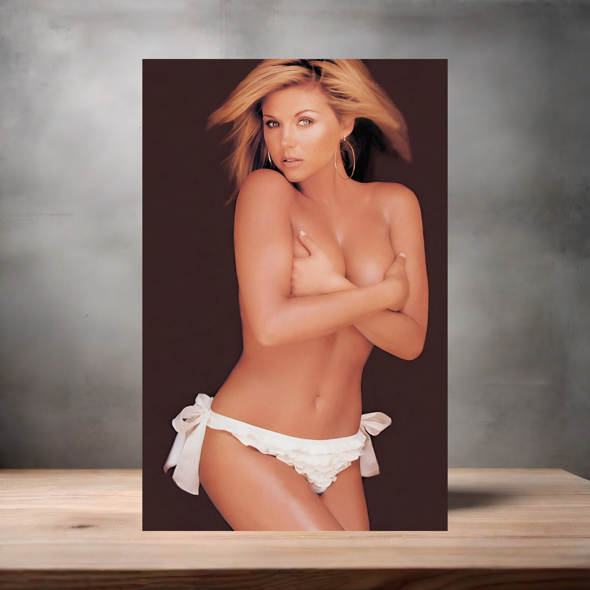 Tiffani Amber Thiessen poster with multiple size and finish options. B4