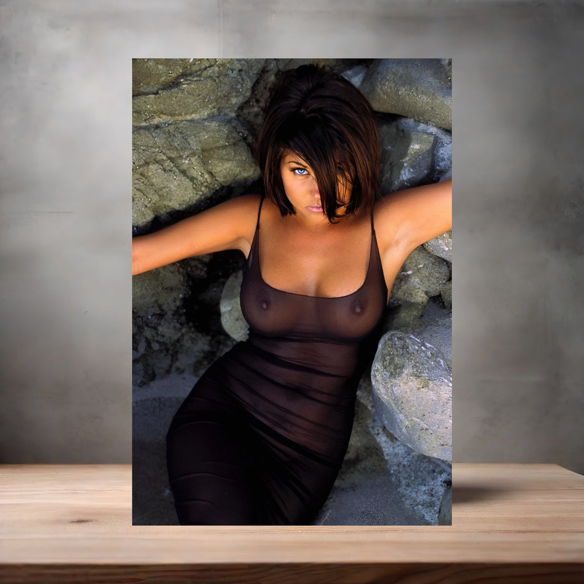Tiffani Amber Thiessen poster with multiple size and finish options. B9