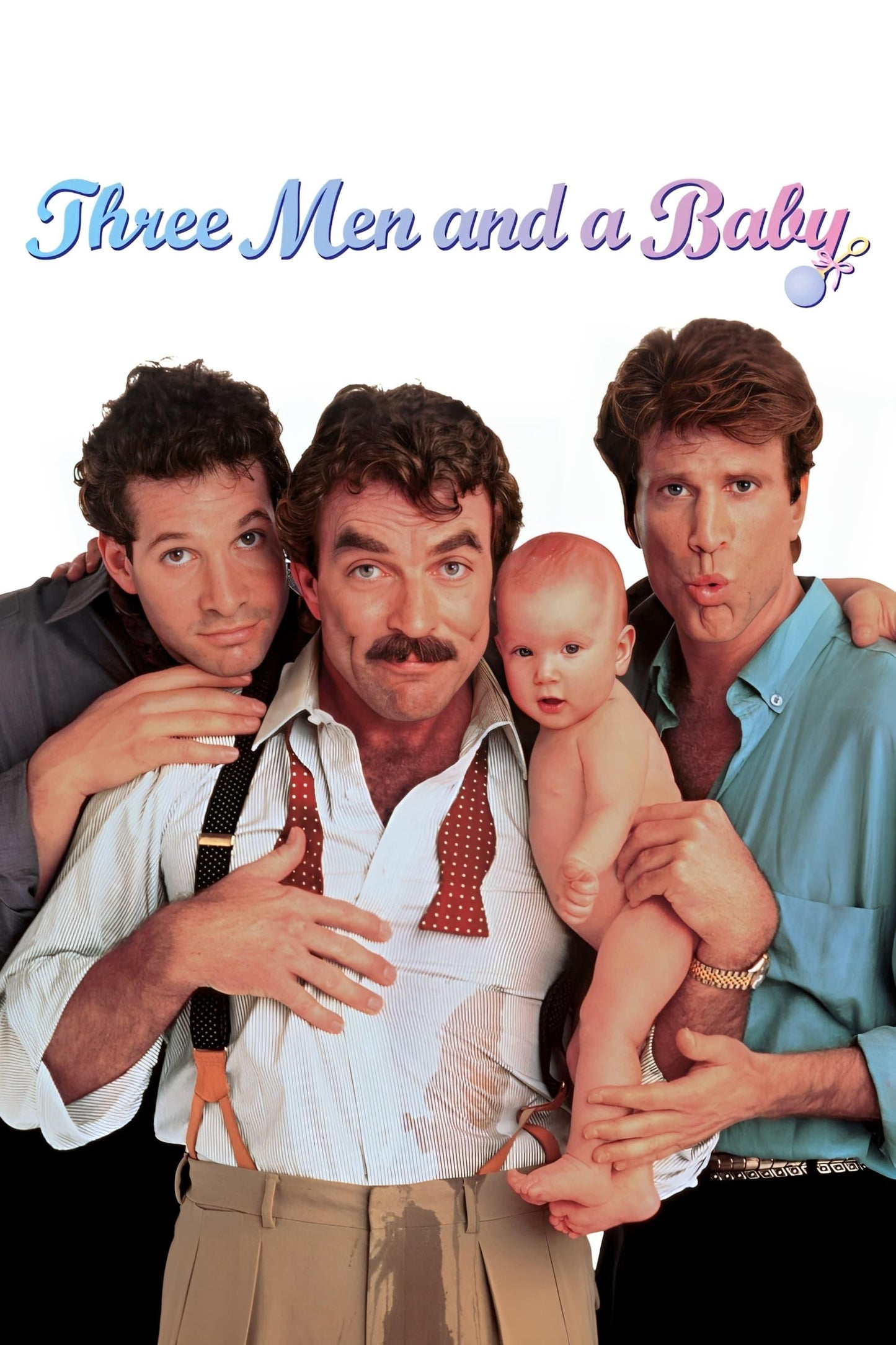 Three Men and a Baby 13"x 19" movie poster.