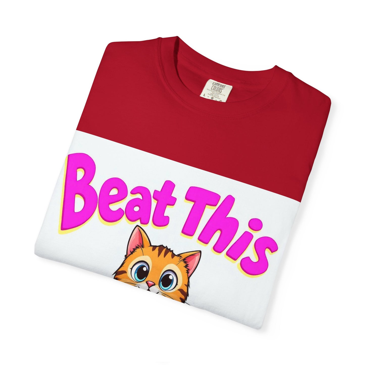 Playful Cat Tee - mature beat this up