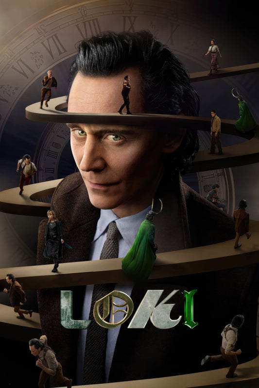Marvel movie poster with multiple size and finish options. Loki