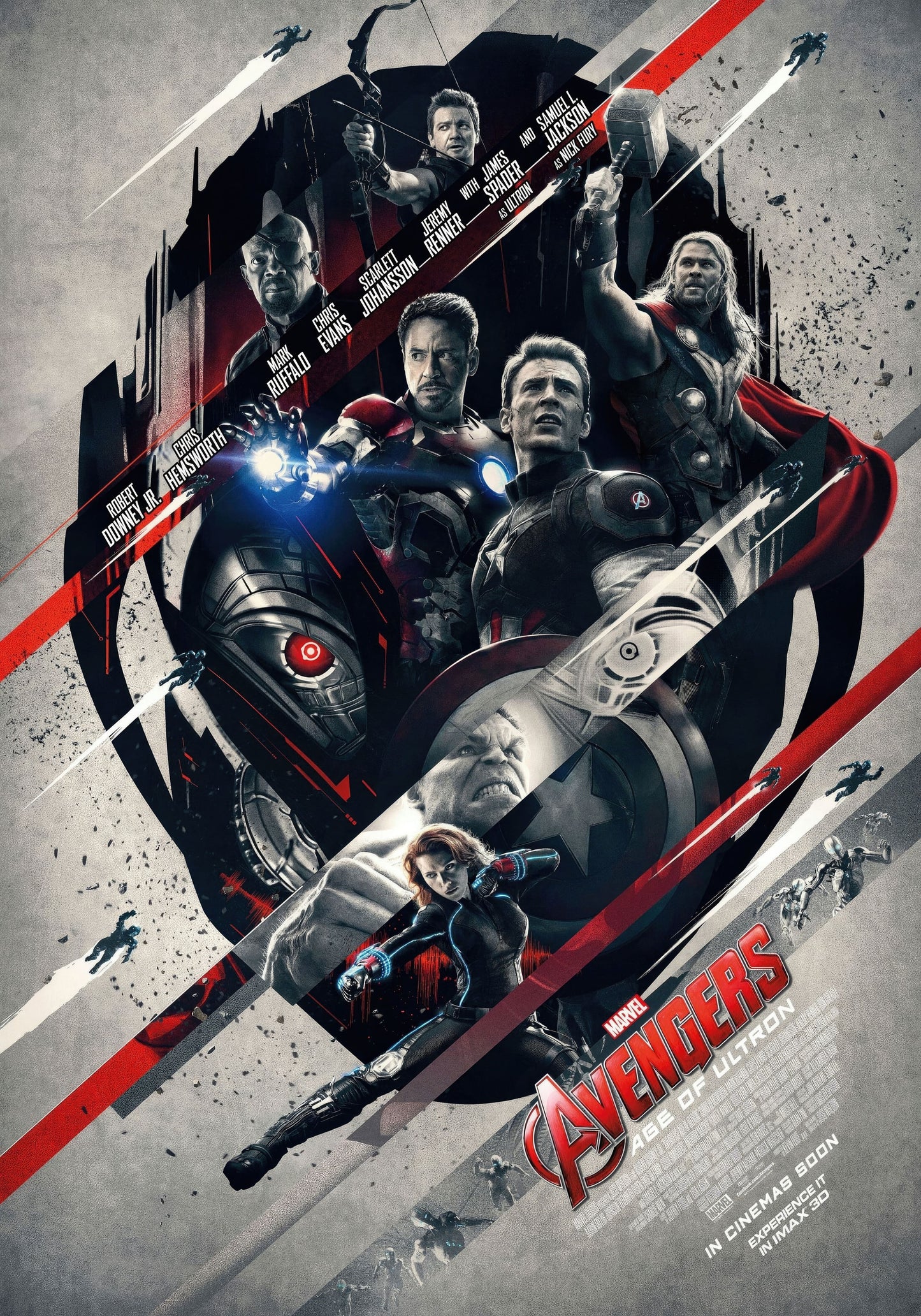 Marvel movie poster with multiple size and finish options. Avengers,  Age of Ultron