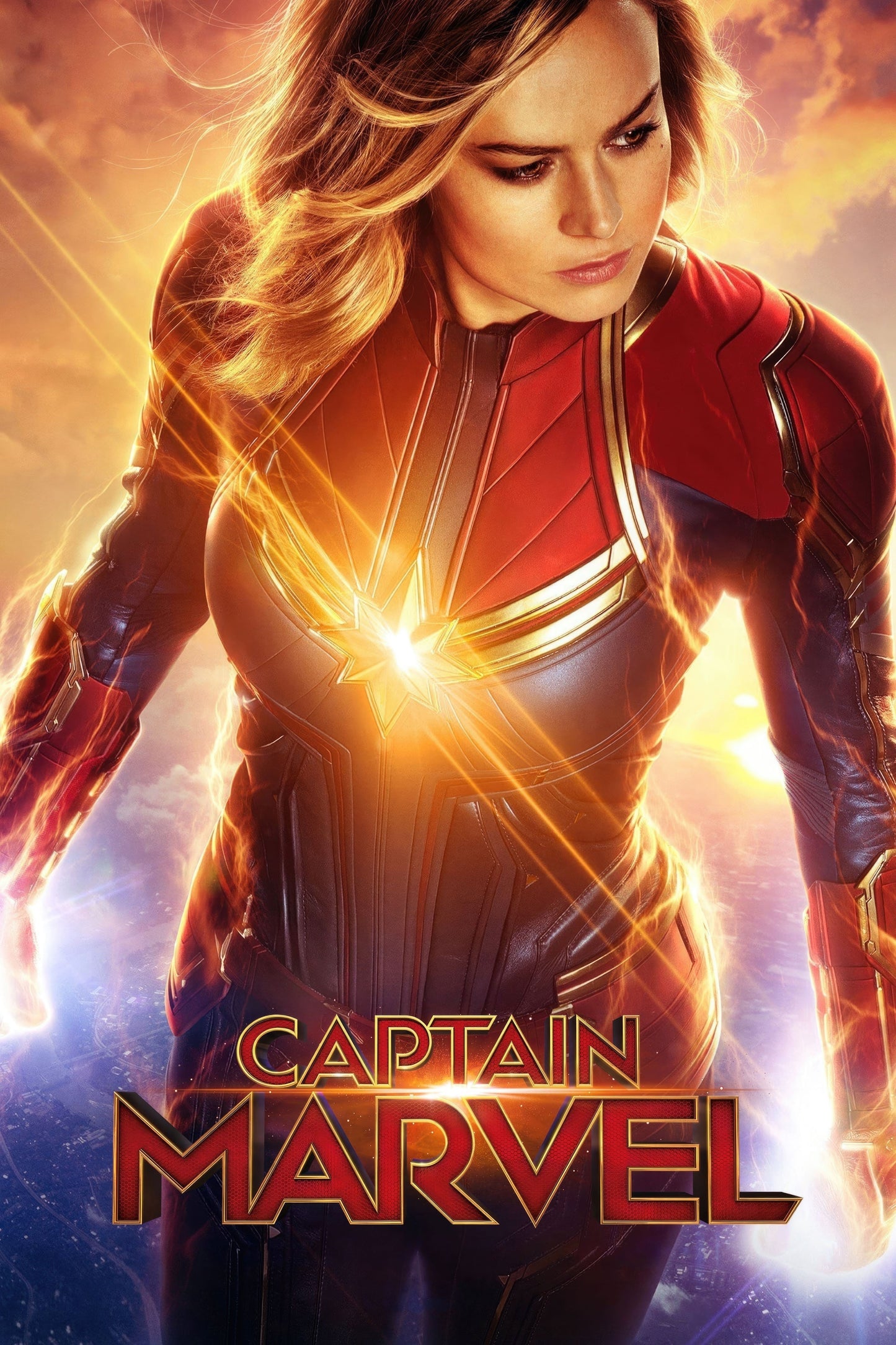 Marvel movie poster with multiple size and finish options. Captain Marvel