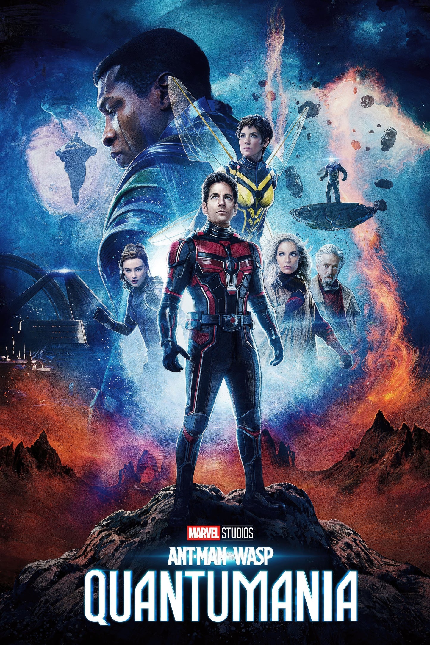 Marvel movie poster with multiple size and finish options. Ant-Man Wasp Quantumania v3