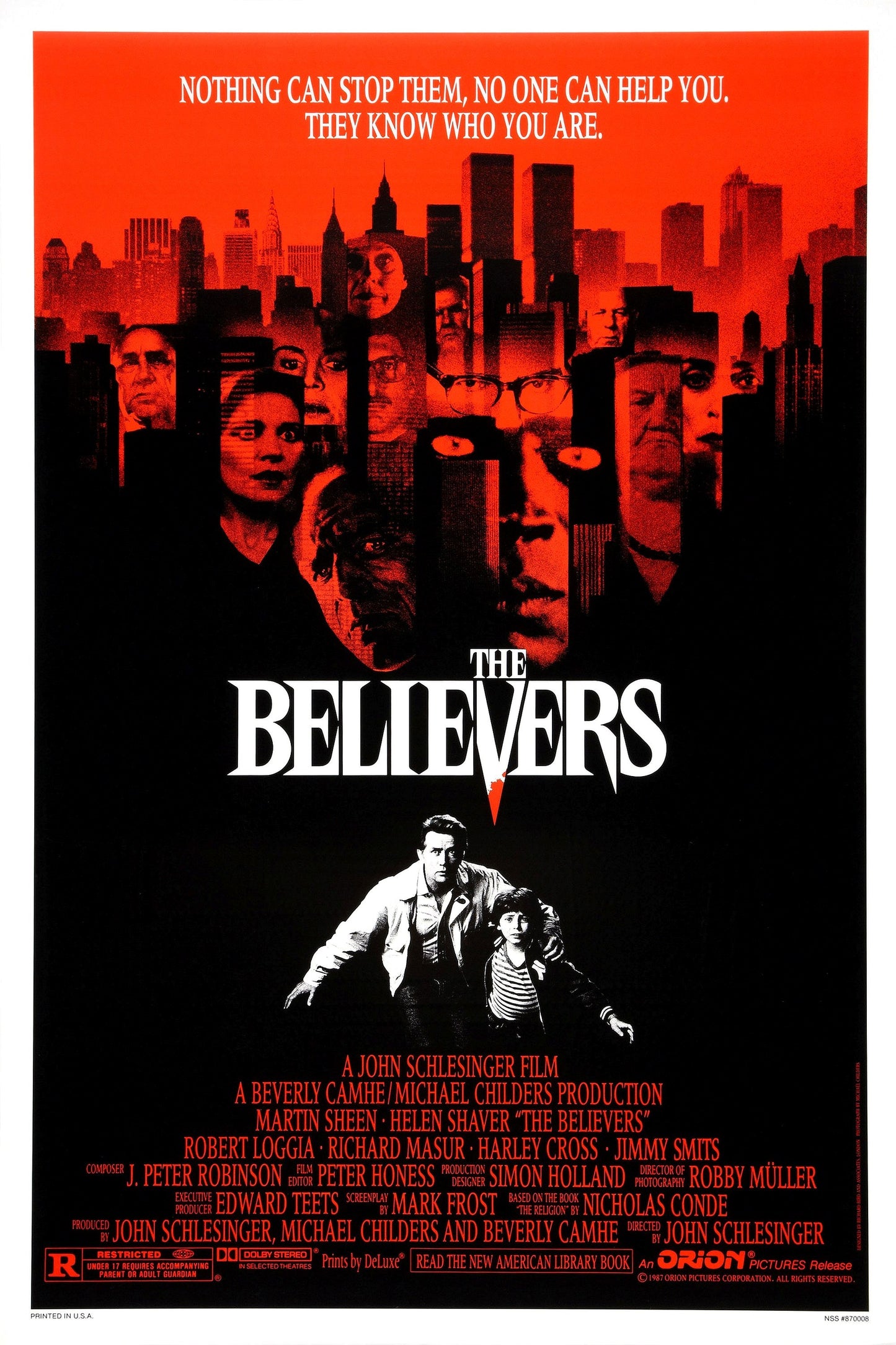 The Believers 13"x 19" movie poster.