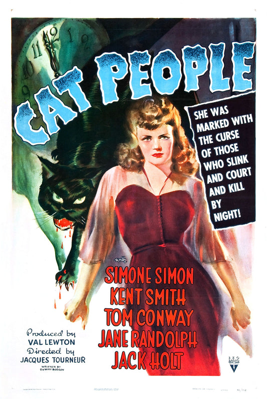 Cat People (1942) 13"x 19" movie poster.
