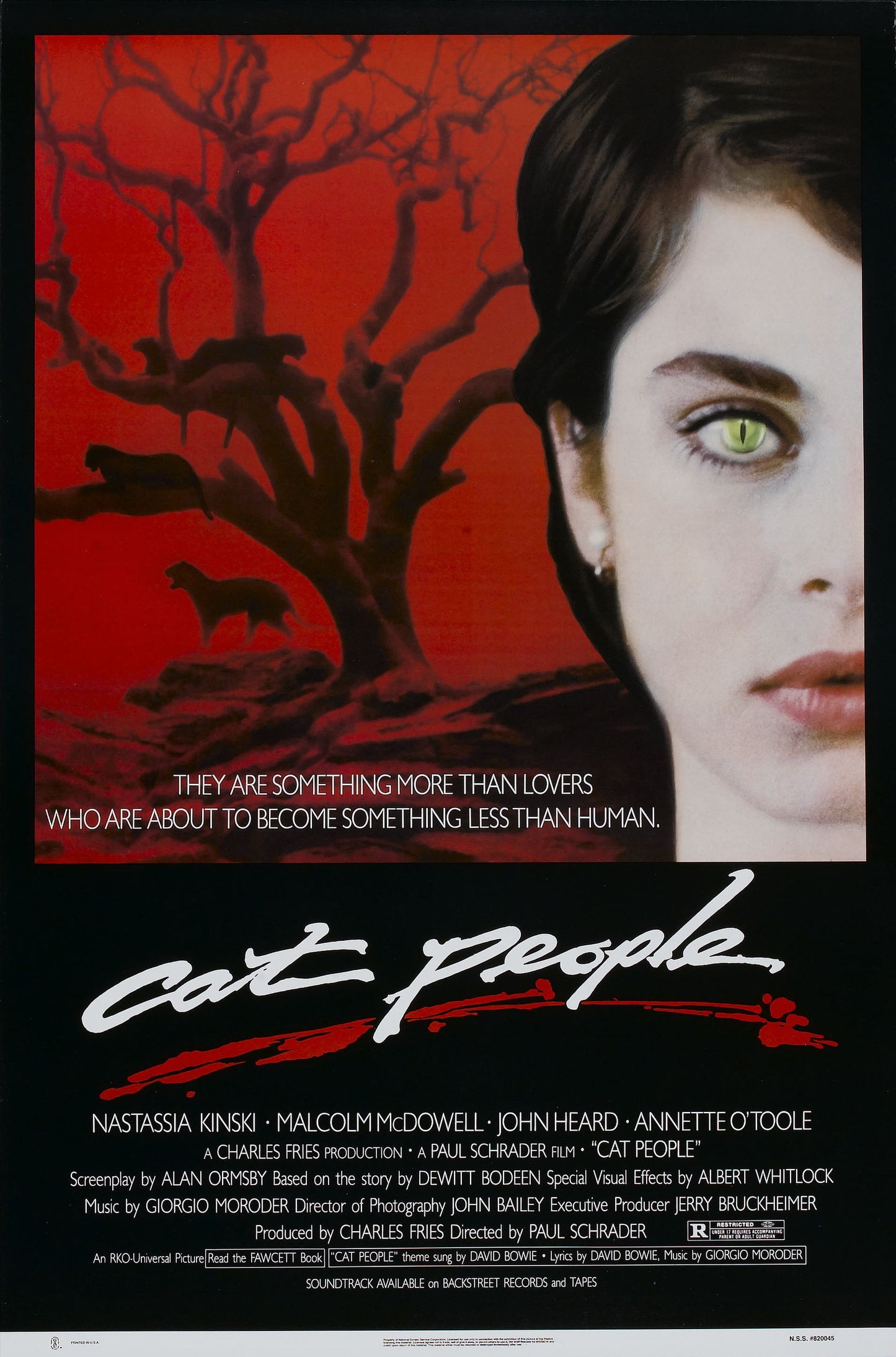 Cat People 13"x 19" movie poster. v2