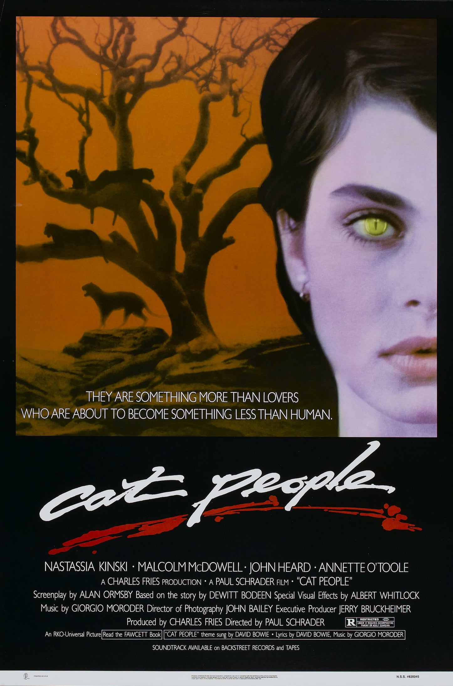Cat People 13"x 19" movie poster. v1