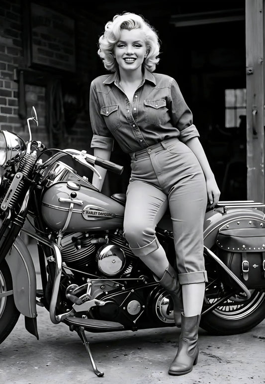 Marilyn Monroe mature poster with multiple size and finish options. A1