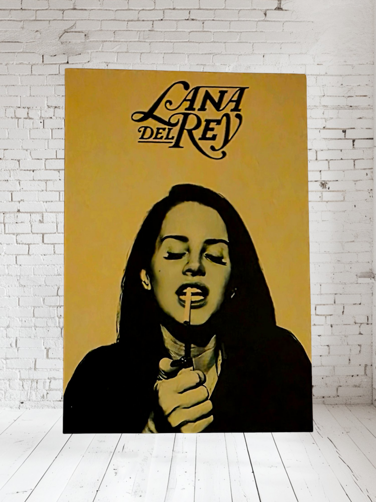 Lana Del Rey concert and album posters on Aluminum print. Multiple sizes and prints available