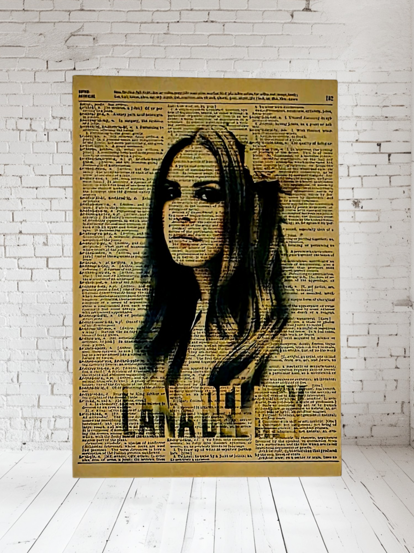 Lana Del Rey concert and album posters on Aluminum print. Multiple sizes and prints available
