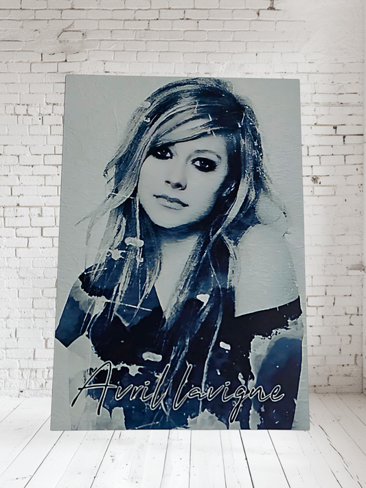 Avril Lavigne concert and album posters on Aluminum print. Multiple sizes and prints available (Copy)