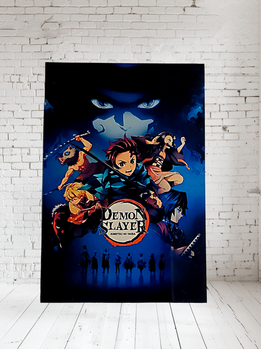 Anime Demon Slayer Aluminum prints. Multiple sizes and prints available