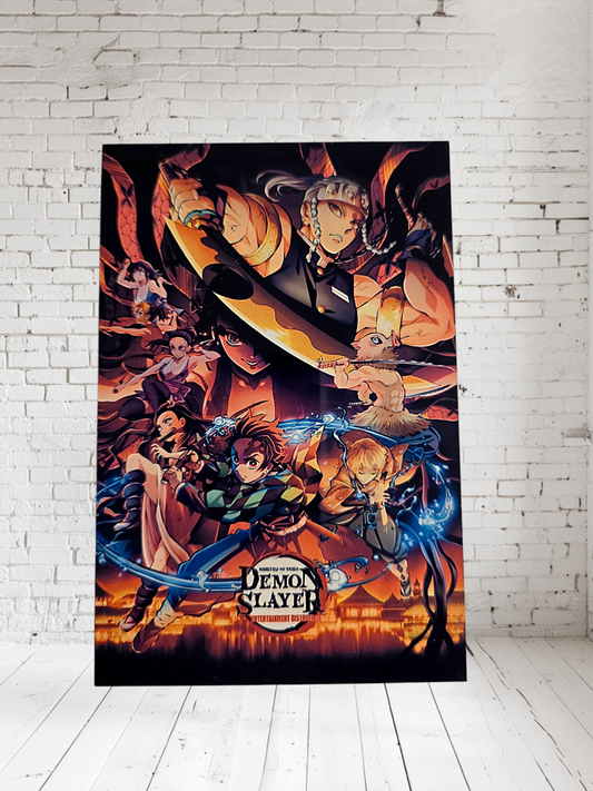 Anime Demon Slayer Aluminum prints. Multiple sizes and prints available