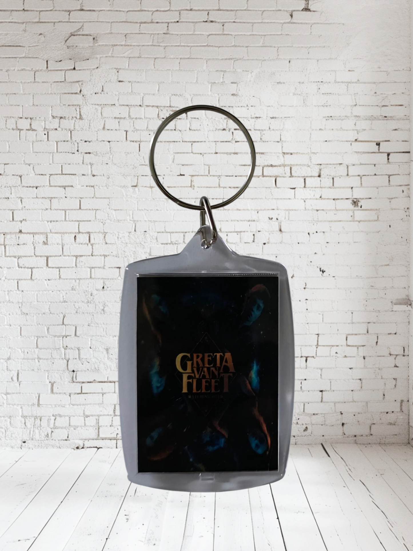 Greta Van Fleet concert poster and album cover keychains. Multiple designs to choose from