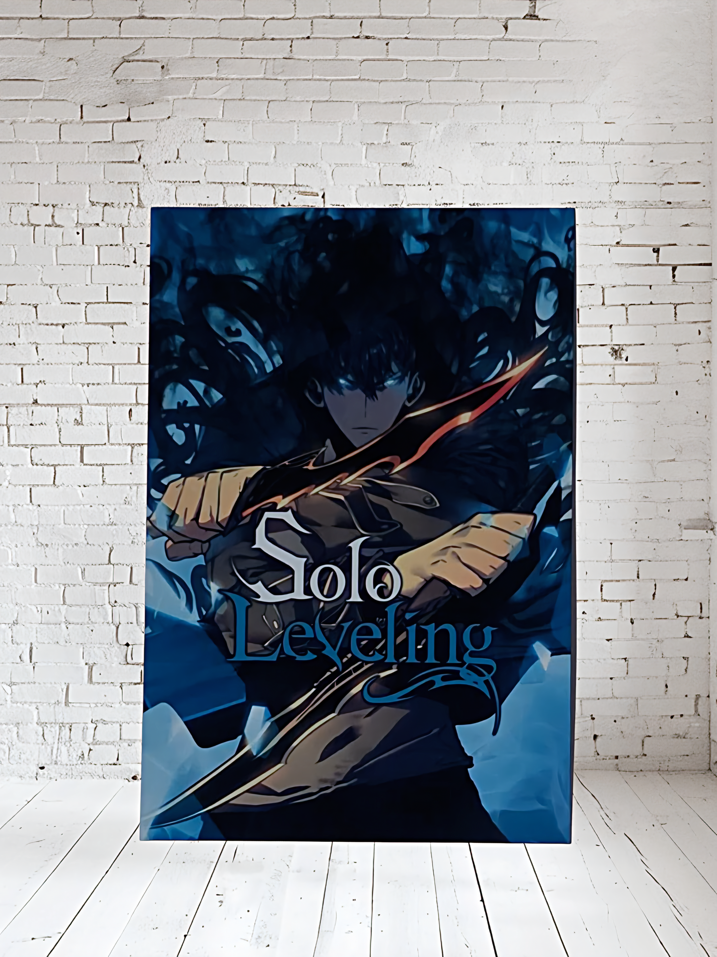 Anime Manga Posters on aluminum print with free shipping. Solo Leveling, Attack on Titan, One Piece and more