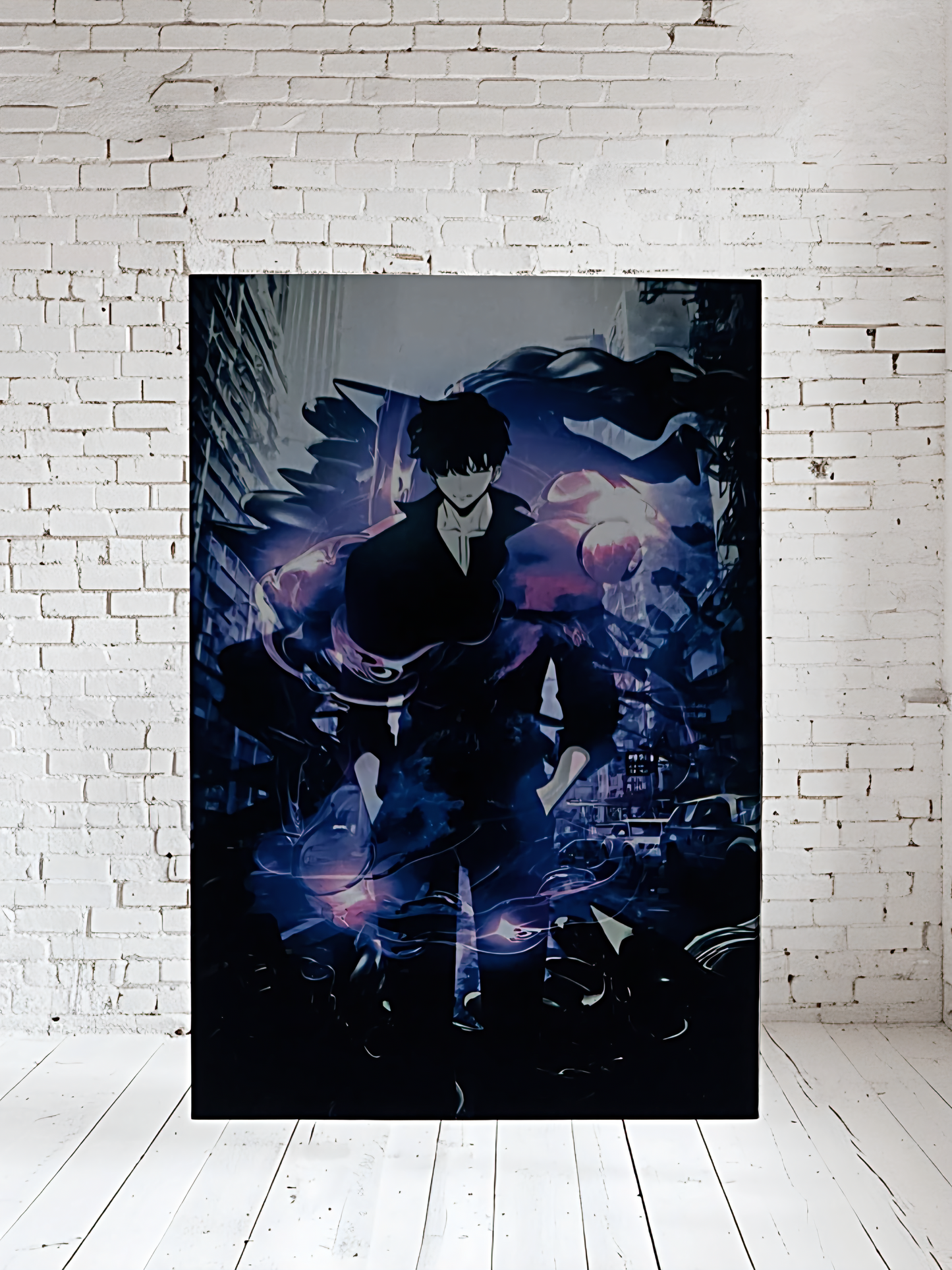 Anime Manga Posters on aluminum print with free shipping. Solo Leveling, Attack on Titan, One Piece and more