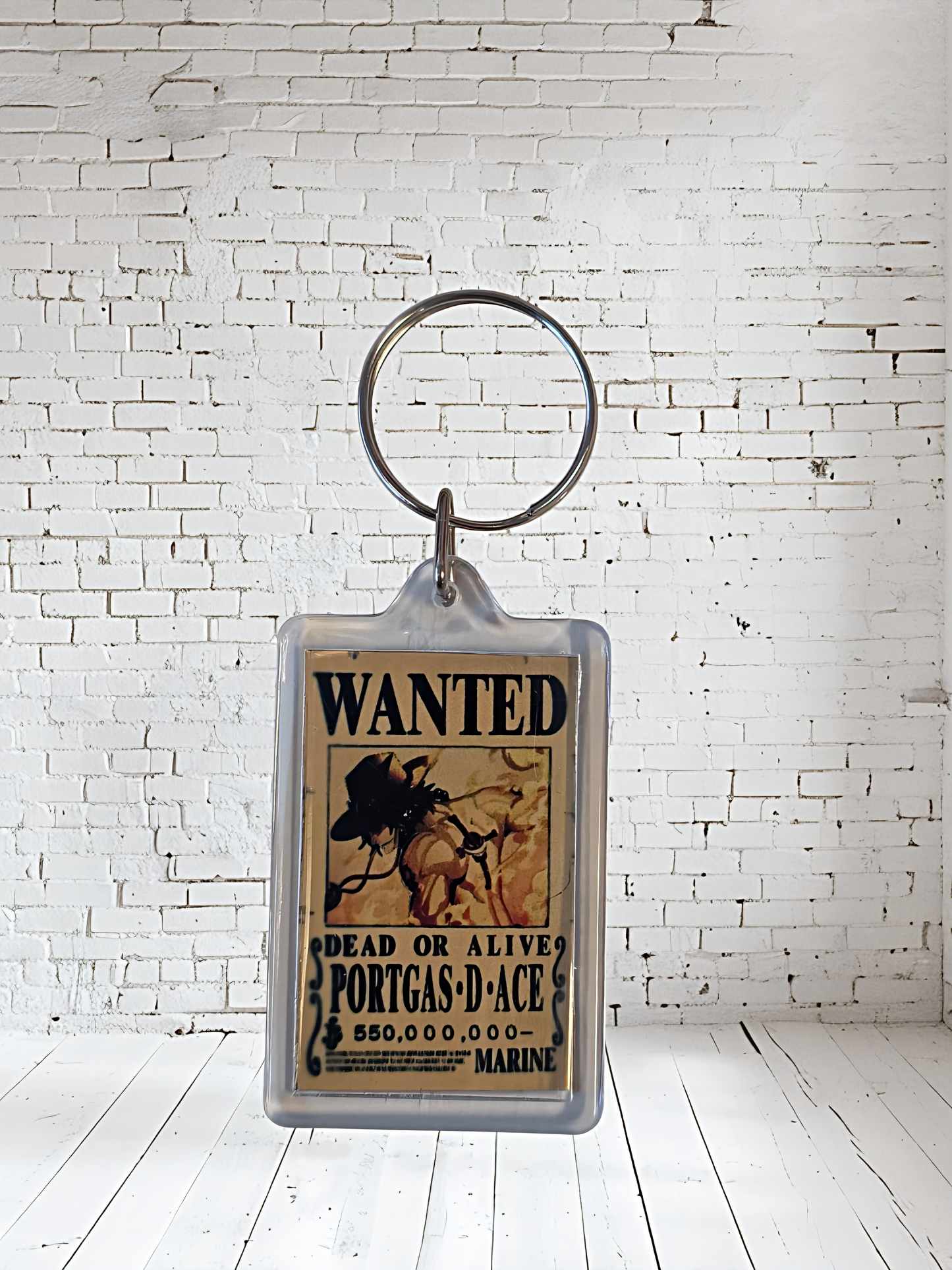 One Piece Anime series keychain with metal prints. Plenty to choose from, Monkey D Luffy and many more