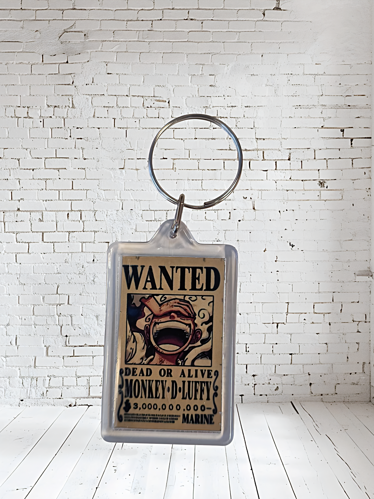 One Piece Anime series keychain with metal prints. Plenty to choose from, Monkey D Luffy and many more