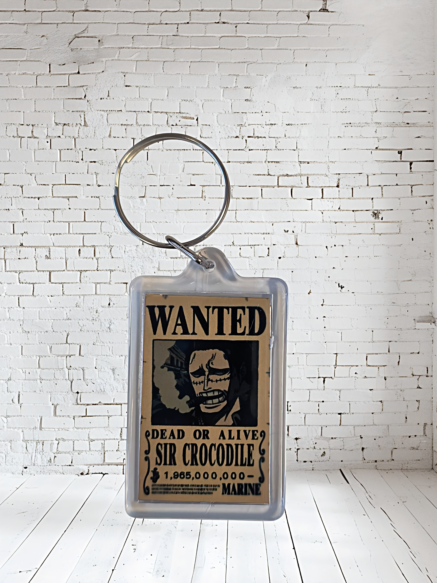 One Piece Anime series keychain with metal prints. Plenty to choose from, Monkey D Luffy and many more