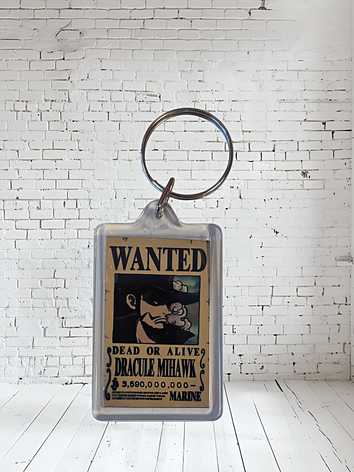 One Piece Anime series keychain with metal prints. Plenty to choose from, Monkey D Luffy and many more