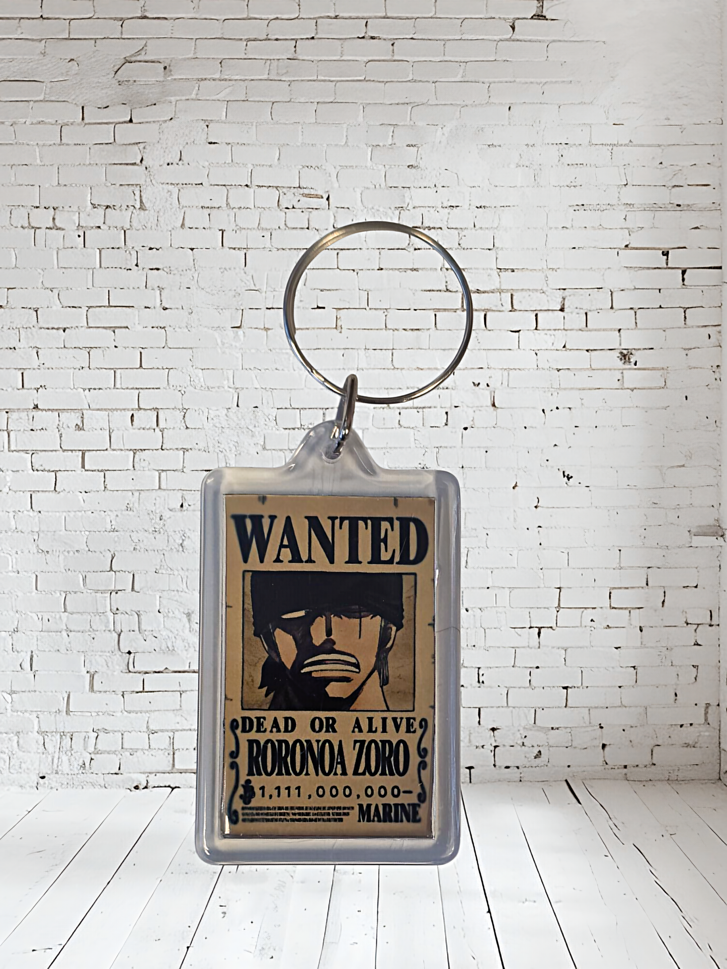 One Piece Anime series keychain with metal prints. Plenty to choose from, Monkey D Luffy and many more