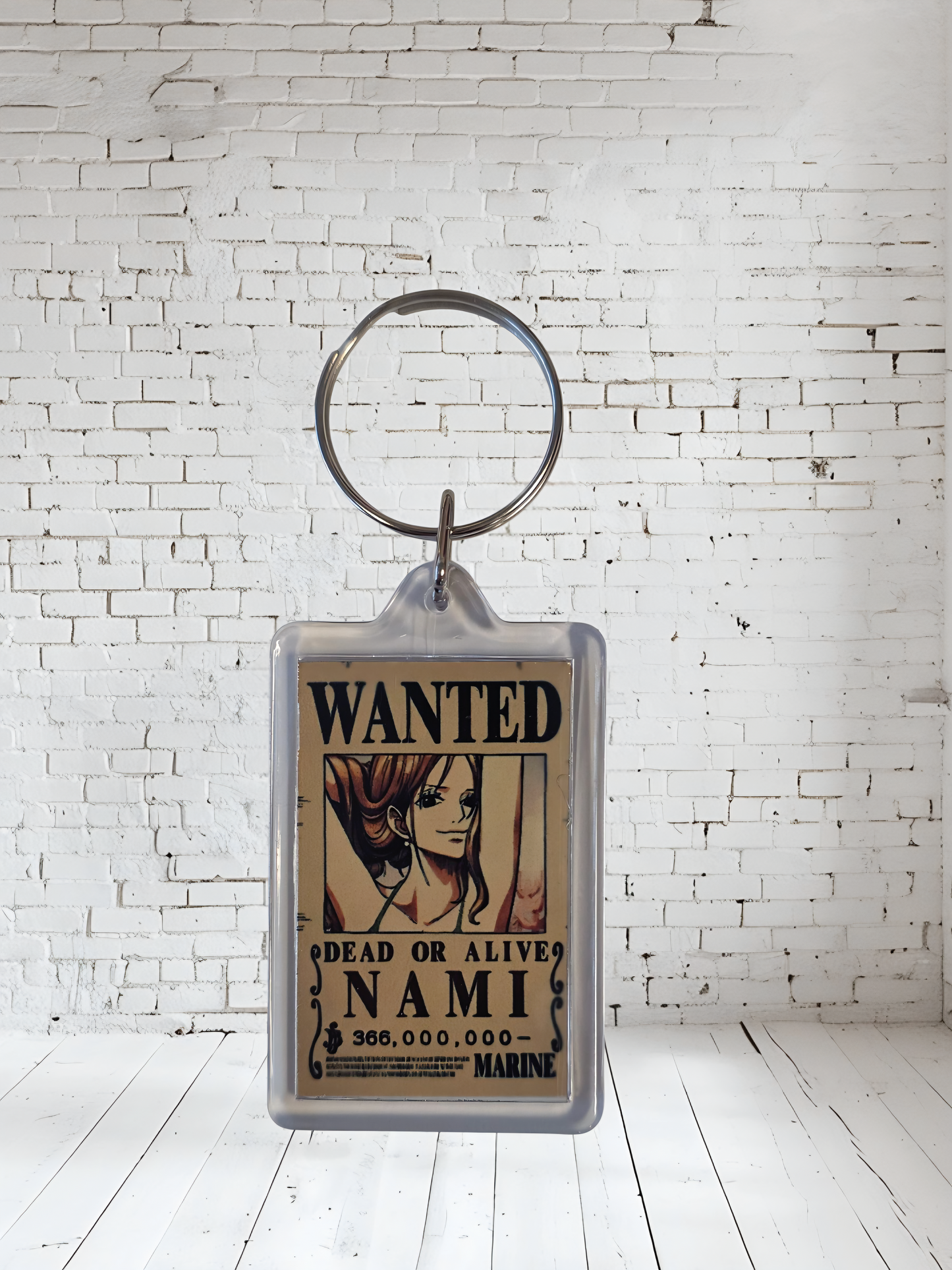 One Piece Anime series keychain with metal prints. Plenty to choose from, Monkey D Luffy and many more