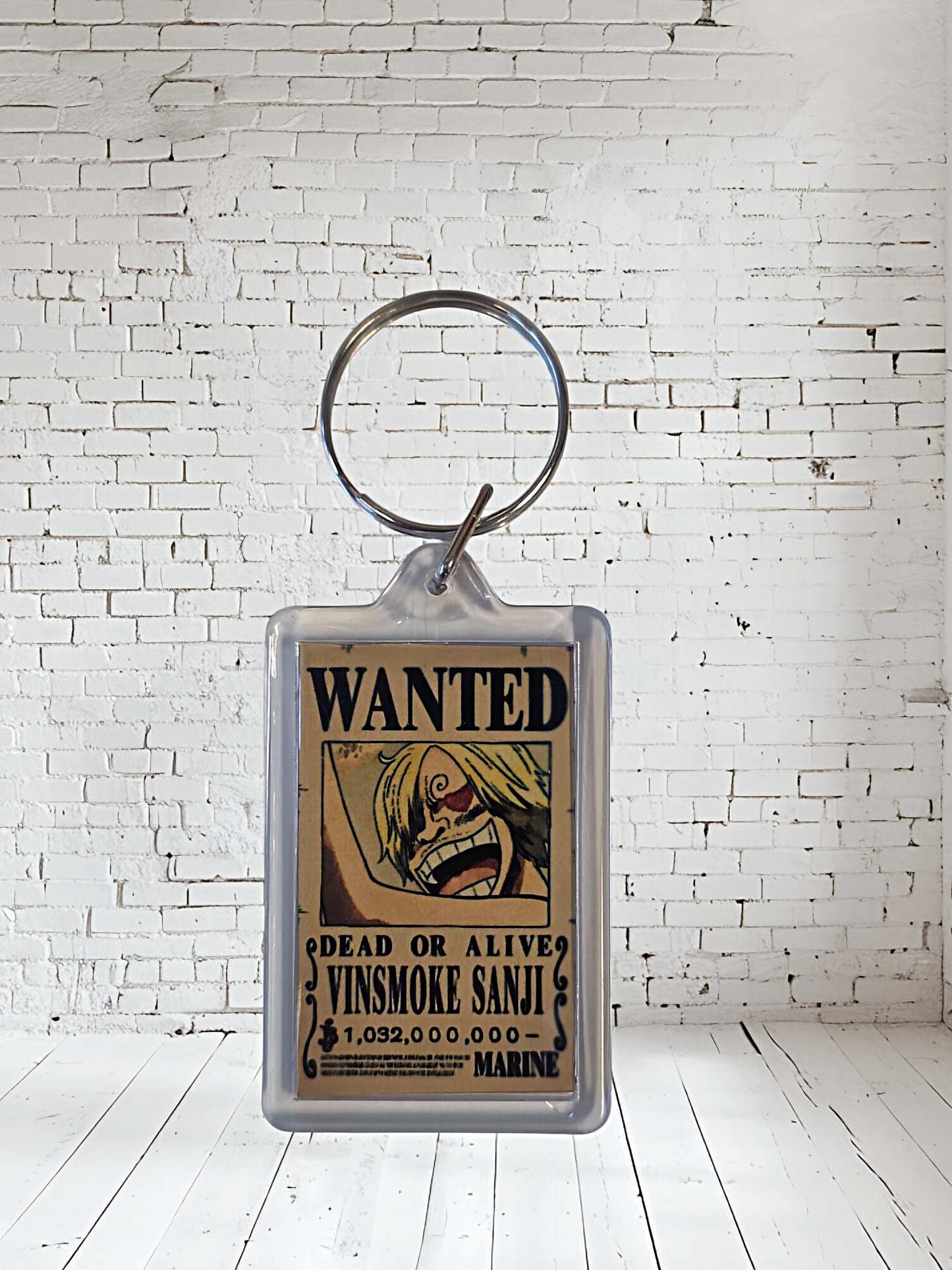 One Piece Anime series keychain with metal prints. Plenty to choose from, Monkey D Luffy and many more